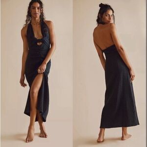 NWT FREE PEOPLE ENDLESS SUMMER NYA MAXI DRESS IN BLACK